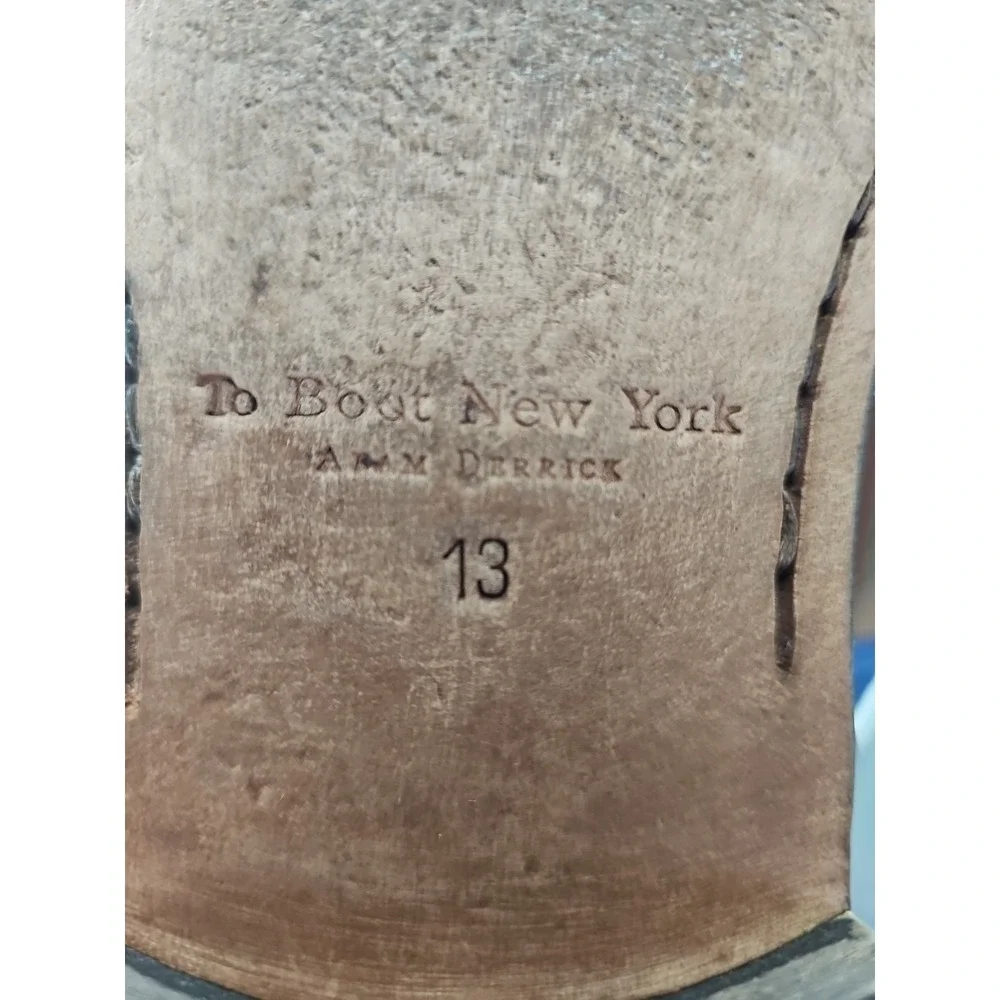 To Boot New York Adam Derrick 12981 Brown Cap Toe Oxford Dress Shoes Men's 13‎